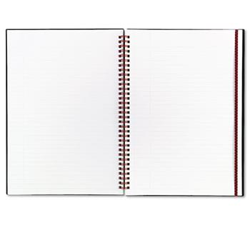 Black n&#39; Red Twin Wire Poly Cover Notebook, Legal Rule, 8 1/4 x 11 3/4, 70 Sheets
