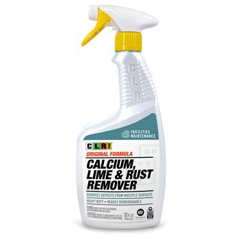 CLR Calcium, Lime and Rust Remover, 32 oz Spray Bottle, 6/Carton