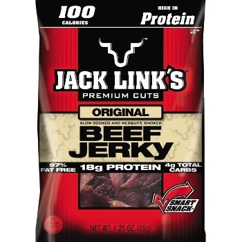 Jack Link’s Beef Jerky, Original 100 Calorie Pack, 1.25 oz., 10/BX