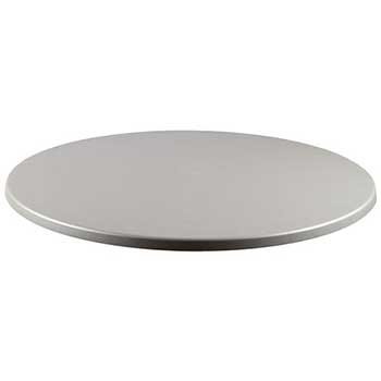 J.M.C Furniture Indoor/Outdoor Weather Resistant Table Top, 36&quot; Round, Brushed Silver
