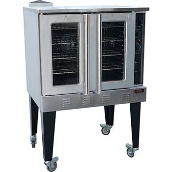 J.M.C Furniture Convection Oven, Gas, Porcelain/Stainless Steel