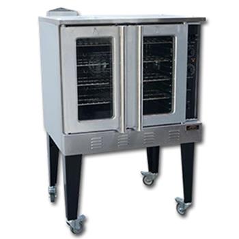 Copper Beach Convection Oven, Gas, 18,000 BTU, Porcelain/Stainless Steel