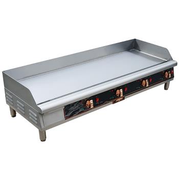 Copper Beach Griddle Electric Countertop, 48&quot; W x 25.2&quot; D, 120,000 BTU, Stainless Steel