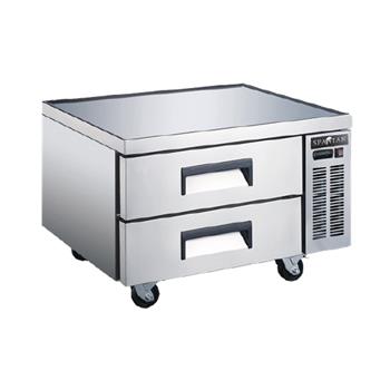Spartan 36&quot; Chef Base Refrigeration system, Temperatures Between 33 degrees F and 41 degrees F, Stainless Steel