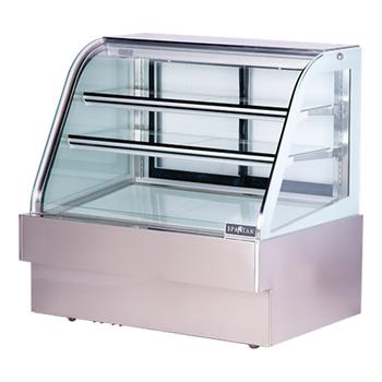 Spartan 48&quot; Curved Glass Deli Case, Stainless Steel