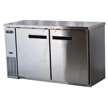 Spartan 60&quot; Refrigerated Back Bar Cooler, 15.8 cubic feet, Stainless Steel