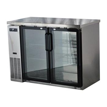 Spartan 48&quot; Refrigerated Back Bar Cooler, 11.8 cubic feet, Stainless Steel