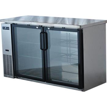Spartan 60&quot; Refrigerated Back Bar Cooler, 15.8 cubic feet, Stainless Steel