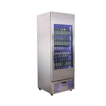 Spartan Vault Beer Cooler, Temperature Between 23 degrees F and 33 degrees F, 18 cubic feet, 27.6&quot; x  30.3&quot; x 78.7&quot;, Stainless Steel