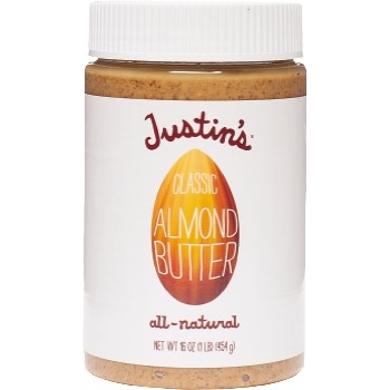 Justin&#39;s Classic Almond Butter, 16 oz. Jar, 6/Case