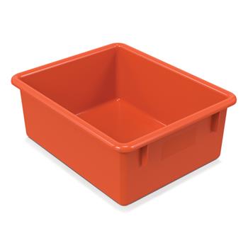 Jonti-Craft Tub, 11&quot;W x 13.5&quot;D x 5.3&quot;H, Orange