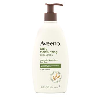 Aveeno Active Naturals Daily Moisturizing Lotion with Oat for Dry Skin, 18 fl. oz