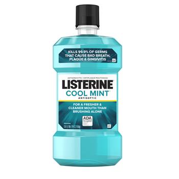 Listerine Cool Mint Antiseptic Mouthwash, 1.5 Liters