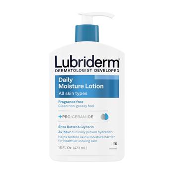 Lubriderm Daily Moisture Fragrance Free Lotion + Pro-Ceramide, 16 fl. oz