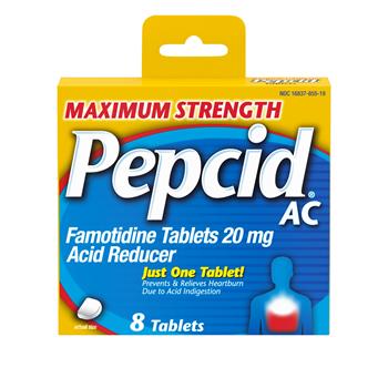 Pepcid Maximum Strength AC Tablets, 8 Count