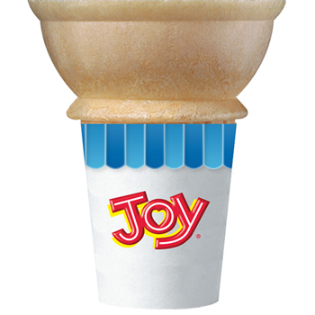Joy Cone #10 Jacketed Dispenser Cake Cup, 896/CS