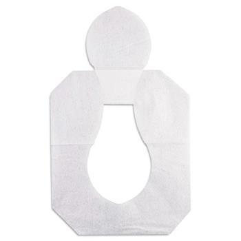 W.B. Mason Co. Recyclable Toilet Seat Covers, White, Half-Fold, 5000/Case