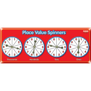 Kagan Publishing Spinners, Place Value