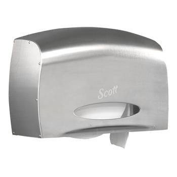 Scott Pro Coreless Jumbo Roll Toilet Paper Dispenser,14.25 in x 9.75 in x 6 in, Stainless Steel