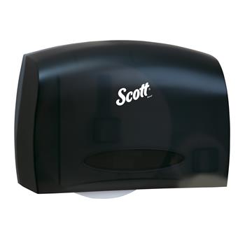Scott Essential Coreless Jumbo Roll Toilet Paper Dispenser, 14.25 in x 9.75 in x 6 in, Black