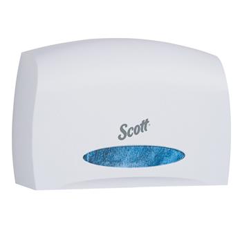 Scott Essential Coreless Jumbo Roll Toilet Paper Dispenser, 14.25 in x 9.75 in x 6 in, White
