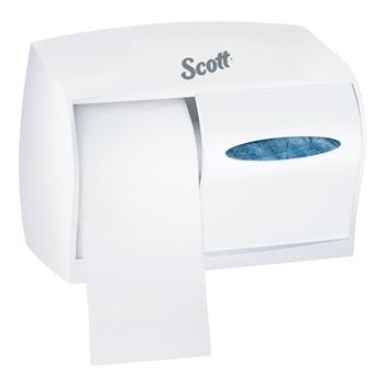 Scott Coreless Standard Roll Toilet Paper Dispenser, 11.0 in x 7.63 in x 6.0 in, White