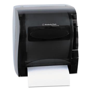 Kimberly-Clark Professional Lev-R-Matic Paper Towel Roll Dispenser, 13.3&quot; x 13.5&quot; x 9.8&quot;, Smoke
