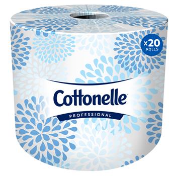 Cottonelle&#174; Professional Standard Roll Toilet Paper, 2-Ply, White, 20 Rolls of 451 Sheets, 9,020 Sheets/Carton