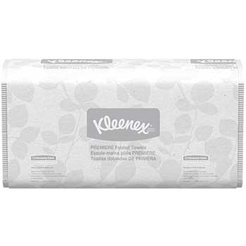 Kleenex Scottfold Multifold Paper Towels, 2-Ply, 9.4” x 12.4” Sheets, White, 120 Sheets/Pack, 25 Packs/Carton