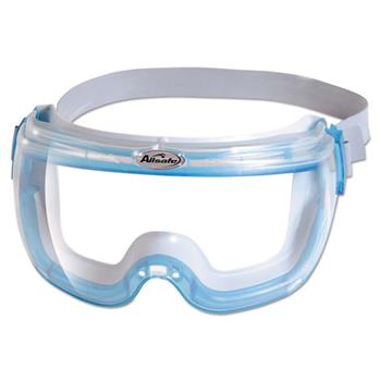 KleenGuard V80 Revolution OTG Safety Goggles, Clear Anti-Fog Lenses with Blue Frame, Unisex, 1 Pair