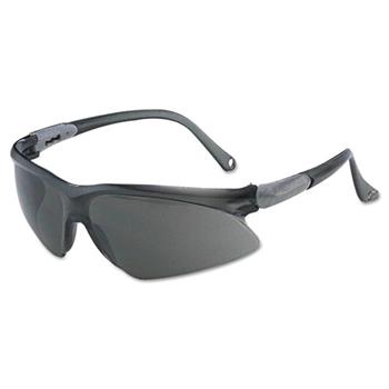 KleenGuard Visio V20 Safety Glasses, Smoke Lenses with Silver Frame, Unisex, 1 Pair