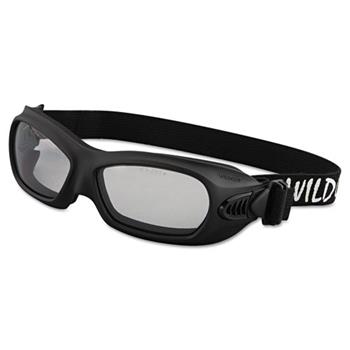 KleenGuard V80 WildCat Safety Goggles, Clear Lens With Black Frame