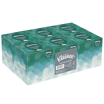 Kleenex&#174; White Facial Tissue, 2-Ply, POP-UP Box, 95/Box, 6 Boxes/Pack