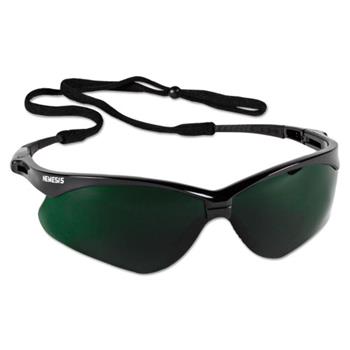KleenGuard V30 Nemesis Safety Glasses, IRUV Shade 5.0 Lenses with Black Frame, Unisex, 1 Pair
