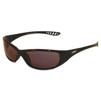 KleenGuard V40 Hellraiser Safety Glasses, Indoor/Outdoor Lenses with Black Frame, Unisex, 1 Pair