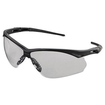 KleenGuard Nemesis Readers Safety Glasses, +2.5 Diopters, Clear Lenses with Clear Frame, Unisex, 1 Pair