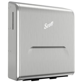 Scott Pro Stainless Steel Recessed Hard Roll Towel Dispenser Housing, 13.97 in x 16.10 in x 4.88 in