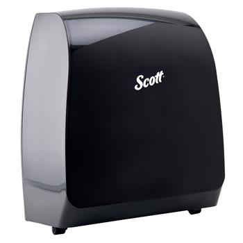 Scott Pro Manual Hard Roll Towel Dispenser, 12.66 in x 16.44 in x 9.18 in, Black