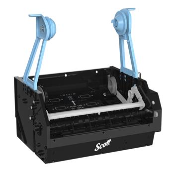 Scott Pro Automatic Hard Roll Paper Towel Dispenser System Module Only, Blue Core, Black