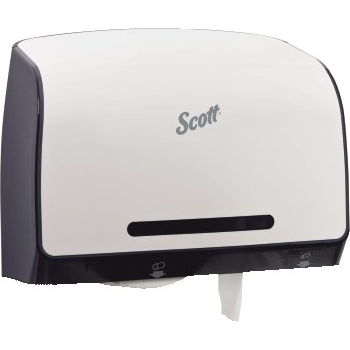 Scott Pro Coreless Jumbo Roll Toilet Paper Dispenser, 14.13&quot; x 10.39&quot; x 5.87&quot;, White