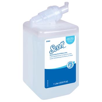 Scott Control™ Moisturizing Hand and Body Lotion, Fresh Scent, 1 L Bottle, 6/Carton