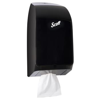 Scott Hygienic Toilet Paper Dispenser, 7.00&quot; x 5.72&quot; x 13.33&quot;, Black