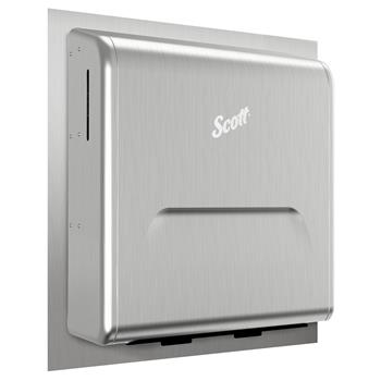 Kimberly-Clark Professional Pro Stainless Steel Recessed Hard Roll Towel Dispenser Housing, 17.62 in x 22 in x 5 in