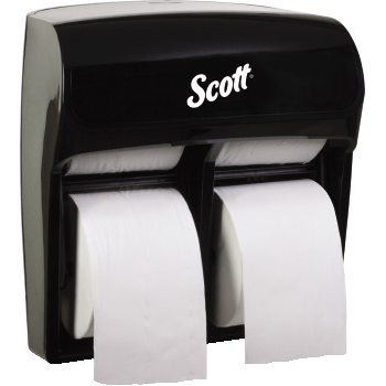 Scott Pro High Capacity Coreless SRB Toilet Paper Dispenser, 11.25&quot; x 12.75&quot; x 6.19&quot;, Black
