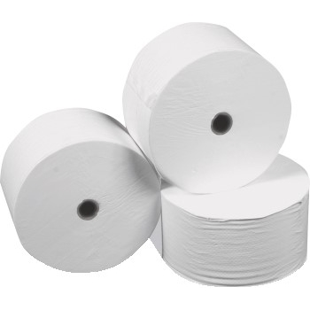 Alliance Paper Mini-Core Bath Tissue, 1-Ply, 1&quot; core, 3.9&quot; x 4.5&quot;, 833&#39;, 24/CT