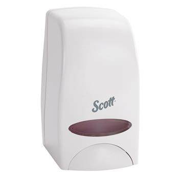 Scott Essential High Capacity Manual Skin Care Dispenser, 4.85 in x 8.36 in x 5.43 in, White
