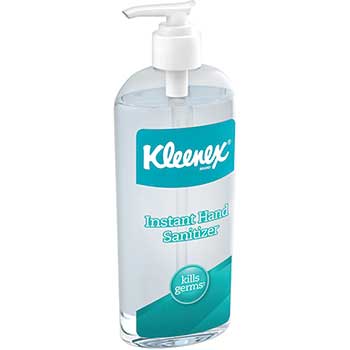 Kleenex Instant Hand Sanitizer, 8 oz, Pump Bottle, Sweet Citrus, 12/Carton