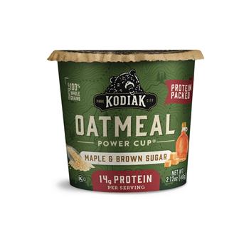 Kodiak Cakes Oatmeal Power Cup, Maple Brown Sugar, 2.12 oz., 12/Case