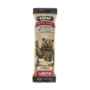 Kodiak Cakes Chewy Granola Bar, S&#39;mores, 6.17 oz., 5/Box, 12 Boxes/Case