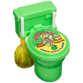 Kidsmania Sour Flush Candy Plunger, 1.38 oz, 12/Box